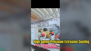 La macchina per il rivestimento dell'estrusione di carta sfida una velocità di 400 m/min