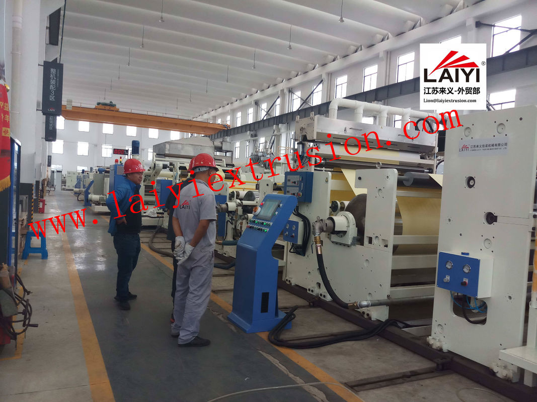 Macchina di rivestimento calda materiale dello strato della colata delle scarpe per il centro di carta a 3-6 pollici