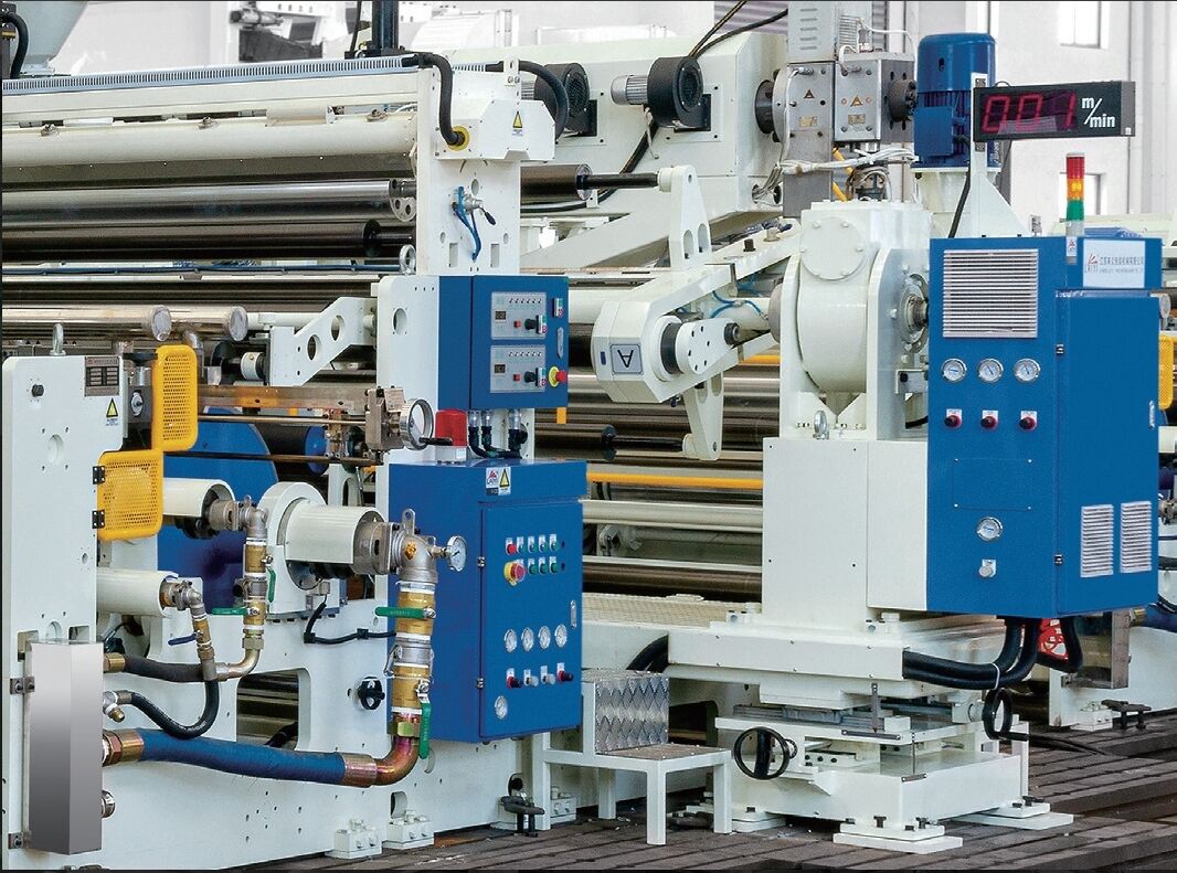 Tipi più efficienti di imballaggi flessibili Macchina laminatrice per coestrusione tandem