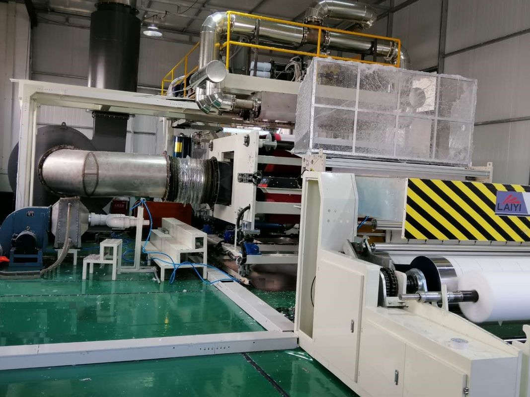 Macchina del tessuto non soffiata colata con la conduttura della colata ed il filtro caldi dal sistema di misura