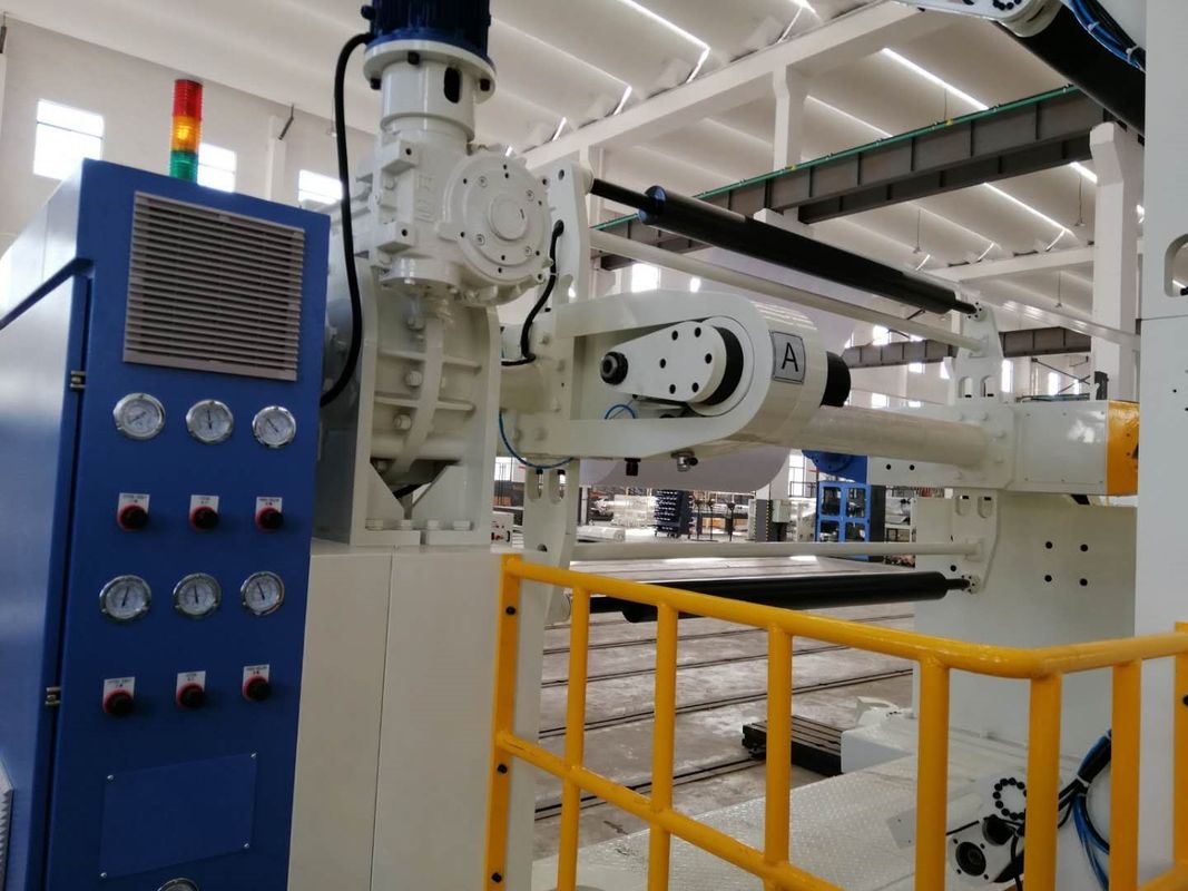 1200-1600mm Macchina per la laminazione automatica di pellicola in PE ad alta velocità, mono / doppio lato bianco e blu