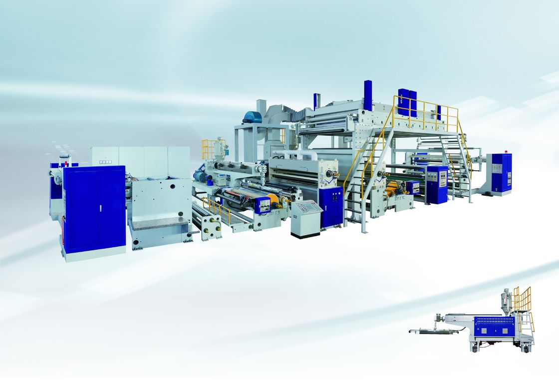 Apparecchiature per la laminazione industriale per estrusione, macchine laminatrici a calore a vite singole, macchine per la laminazione della carta di rilascio